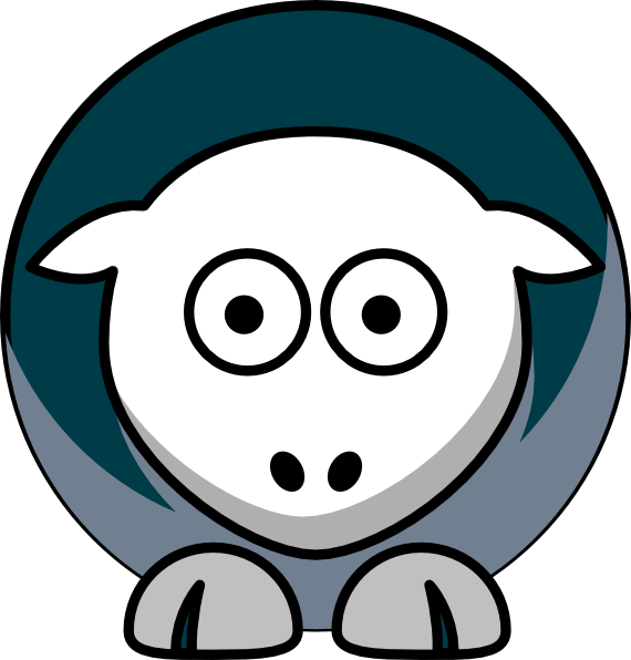 Sheep 5 Toned Philadelphia Eagles Team Colors Clip - Cal State Fullerton Titans (570x596)