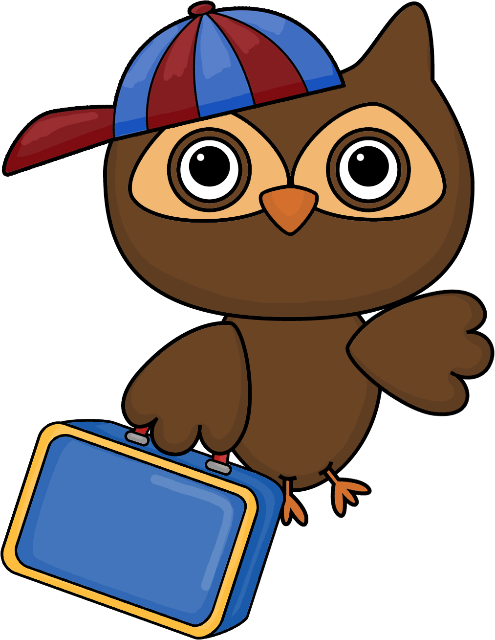 Student School Owl Classroom Clip Art - Student School Owl Classroom Clip Art (1013x1308)