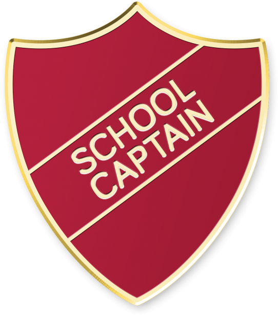 School Captain Shield £0 - Captain Badge, Badge Vintage, School Badge, Captain (600x684)