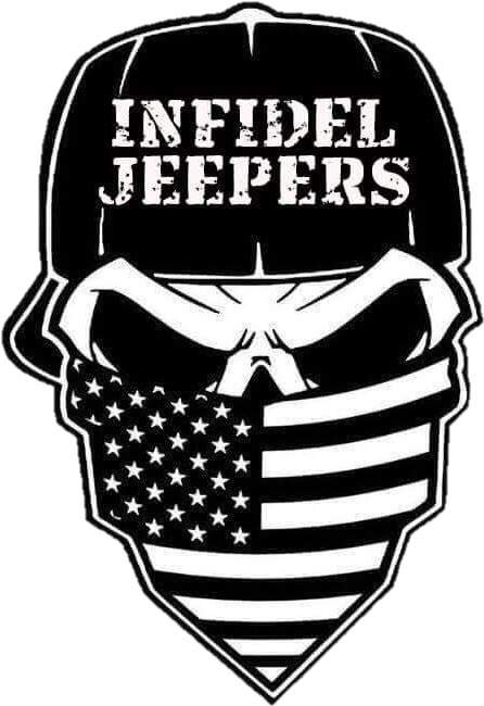 Http - //infideljeepers - Com - Skull Drawing With Bandana (452x653)