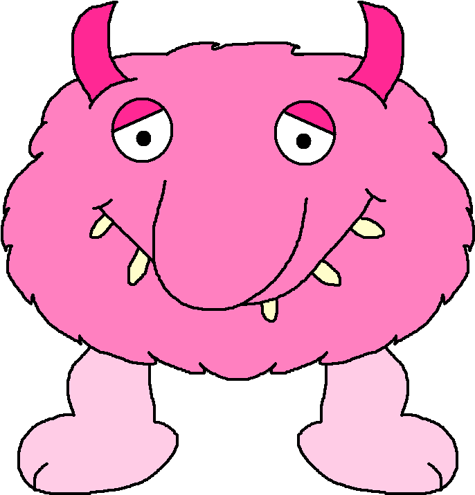Valentine Stuff - Monster Clip Art (696x726)