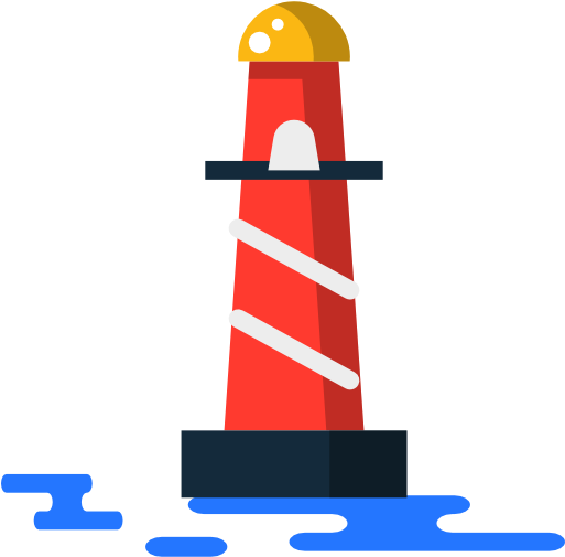 Lighthouse Free Icon - Lighthouse Flat Png (512x512)