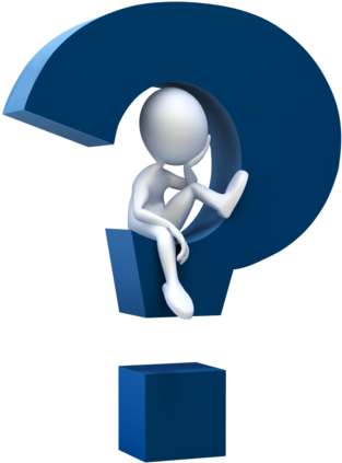 Thinking Clipart Transparent Background - Question Mark Clip Art (469x500)
