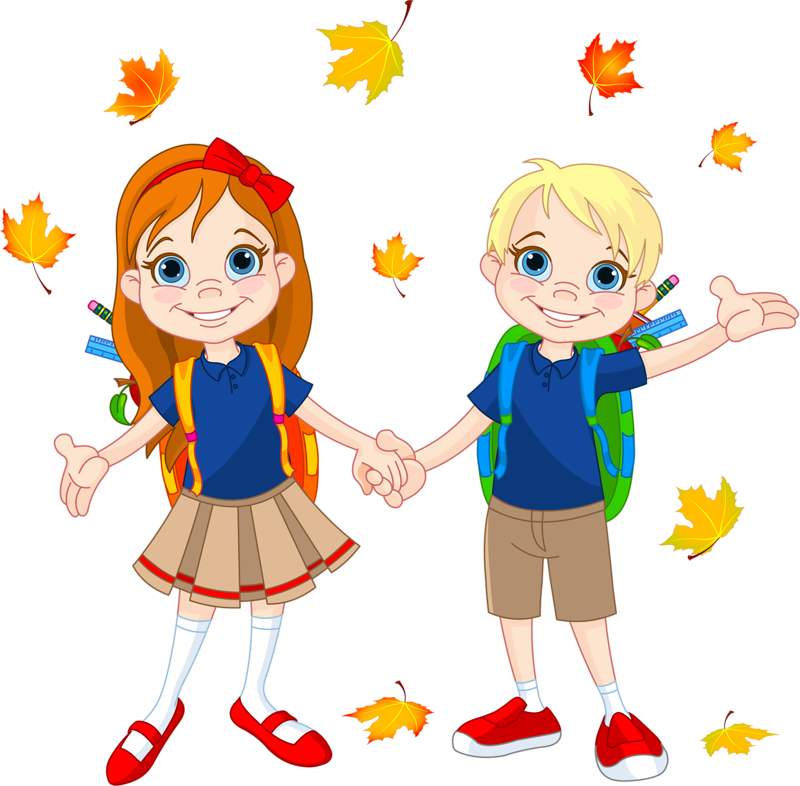 Clip Art - School Boy And Girl Drawing (800x786)