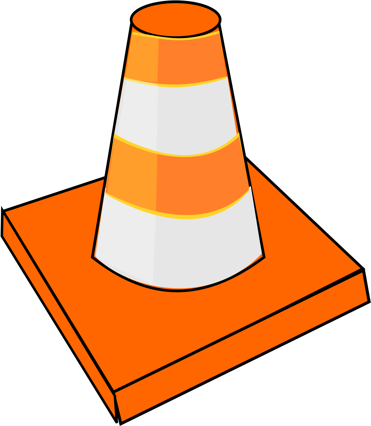Best Of Construction Cone Clip Art Medium Size - Cono Trafico Png (1697x2400)