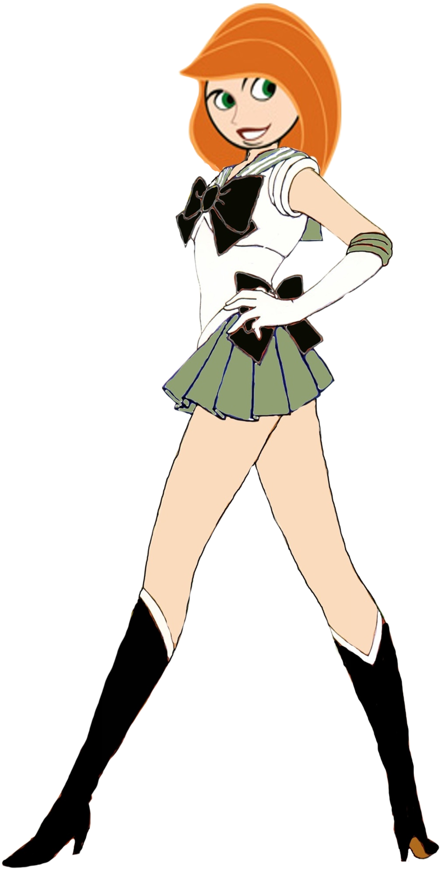 Sailor Kim Possible - Kim Possible Sailor Moon (1024x1730)