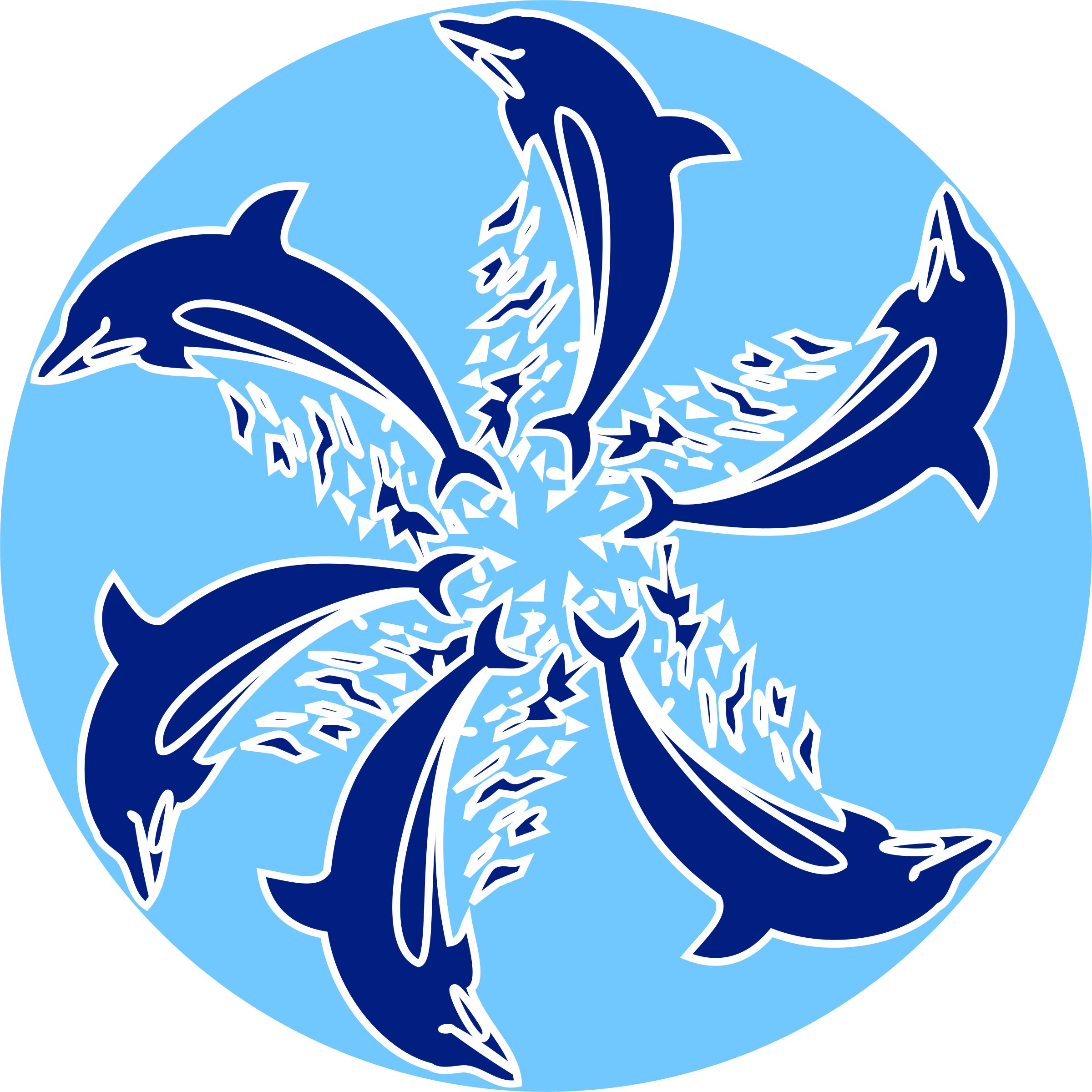 Dolphin Clipart - Clipart Dolphins (2400x2400)