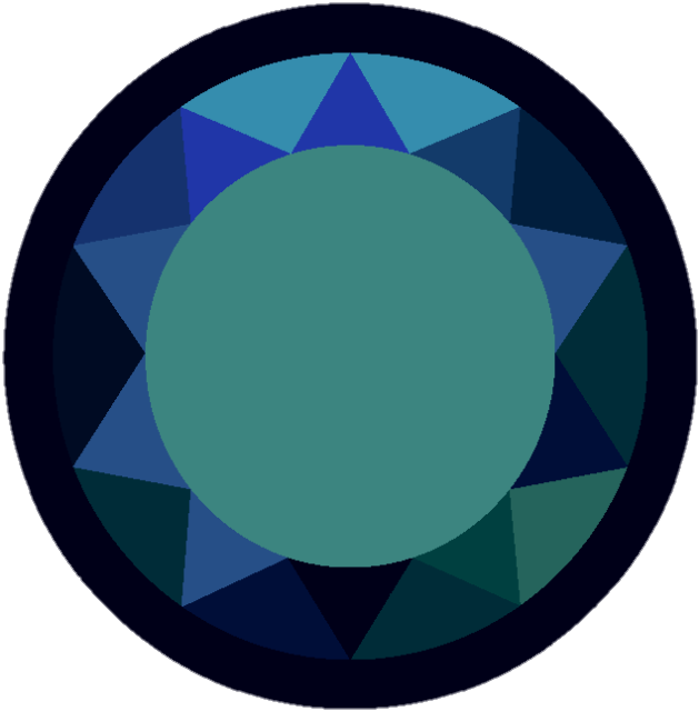 Bluelighthousegem - Corrupted Gems Gem From Steven Universe (629x640)