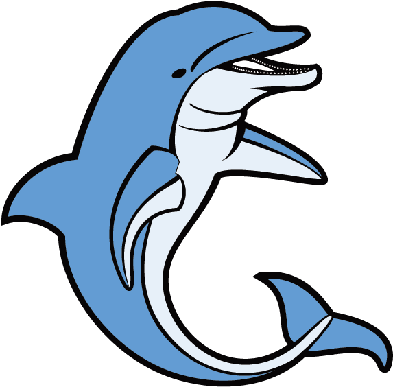 Drawing Dolphin Cartoon Clip Art - Vector Graphics (842x596)