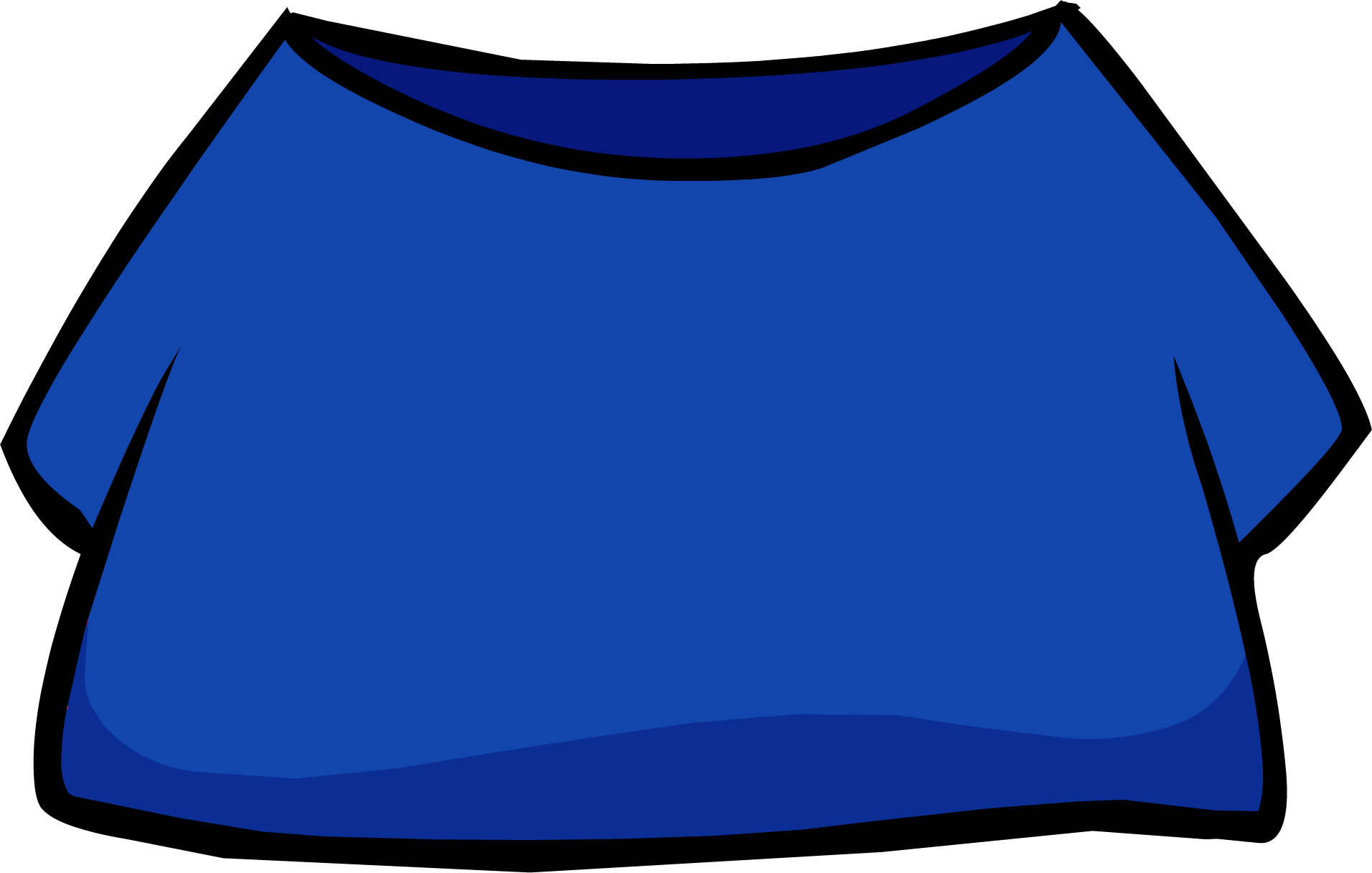 Body Items - Club Penguin Blue Item (1912x1216)