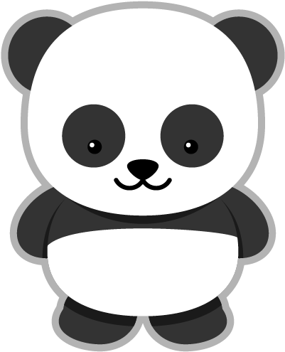 Cute Baby Panda Clipart - Clipart Panda (500x500)