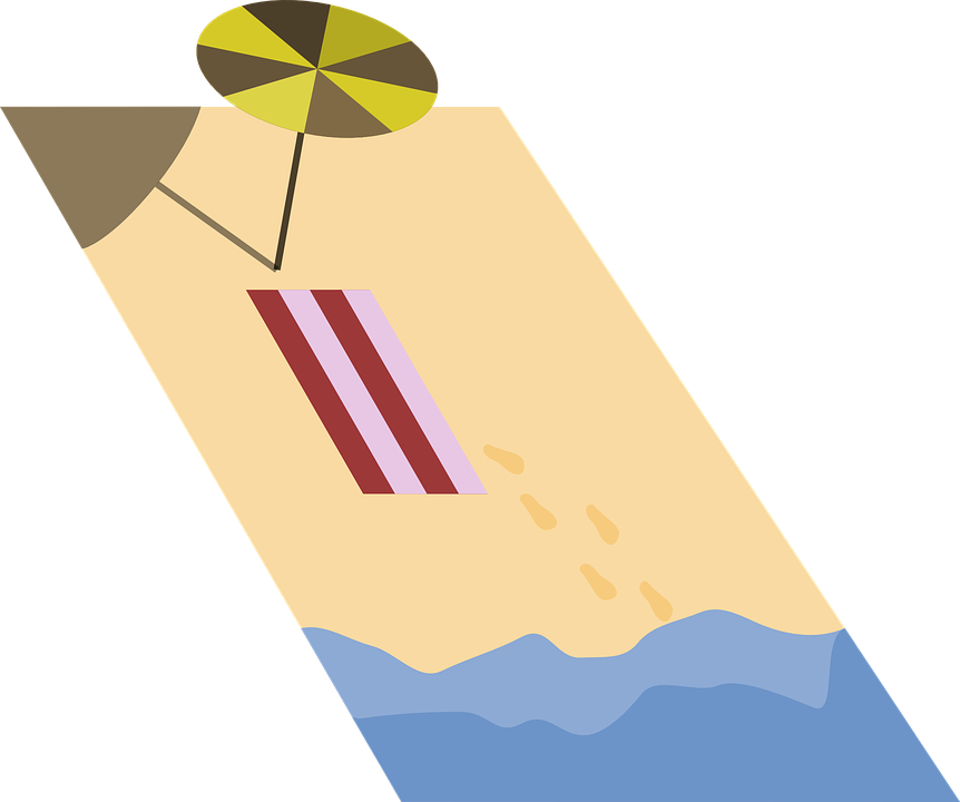 Beach Clip Art 25, - Beach (862x720)
