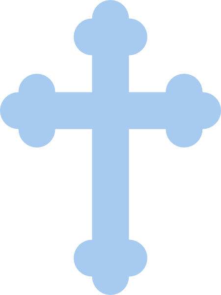 Blue Cross Clipart - Free Blue Cross Clipart (450x600)