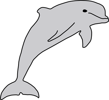 Dolphin Fish Sea Life Sea Mammal Mammal Sw - Delfín Clipart (368x340)