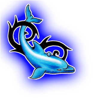 Tribal Dolphin Tattoos Designs Skin-art Pictures Images - Tattoo (358x362)