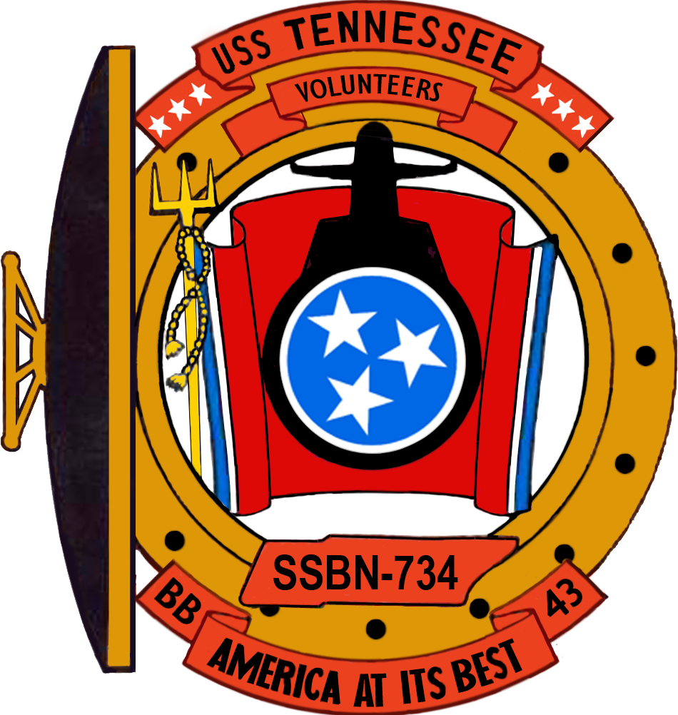 Uss Tennessee Ssbn 734 Coa - Uss Tennessee Ssbn 734 (950x1002)