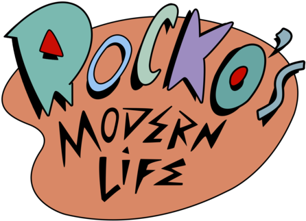 Ren And Stimpy Are So Funny My Favorite Episode Is - Rocko's Modern Life Logo (600x338)