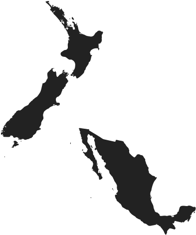 February - New Zealand World Map (492x574)