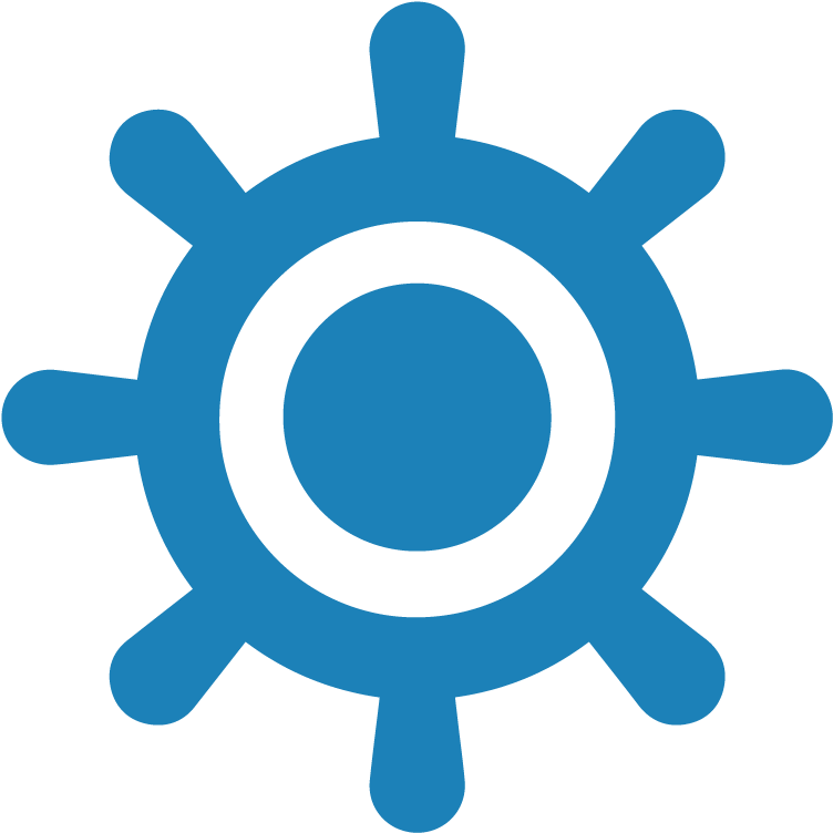 Our Fleet - Settings Icon Blue Png (833x833)