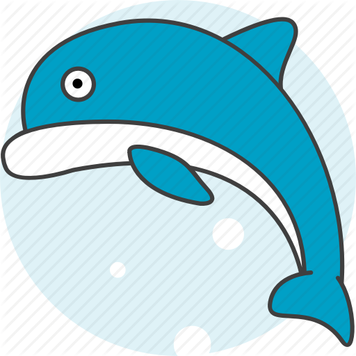 Cartoon Dolphin - Cartoon Dolphin (512x512)
