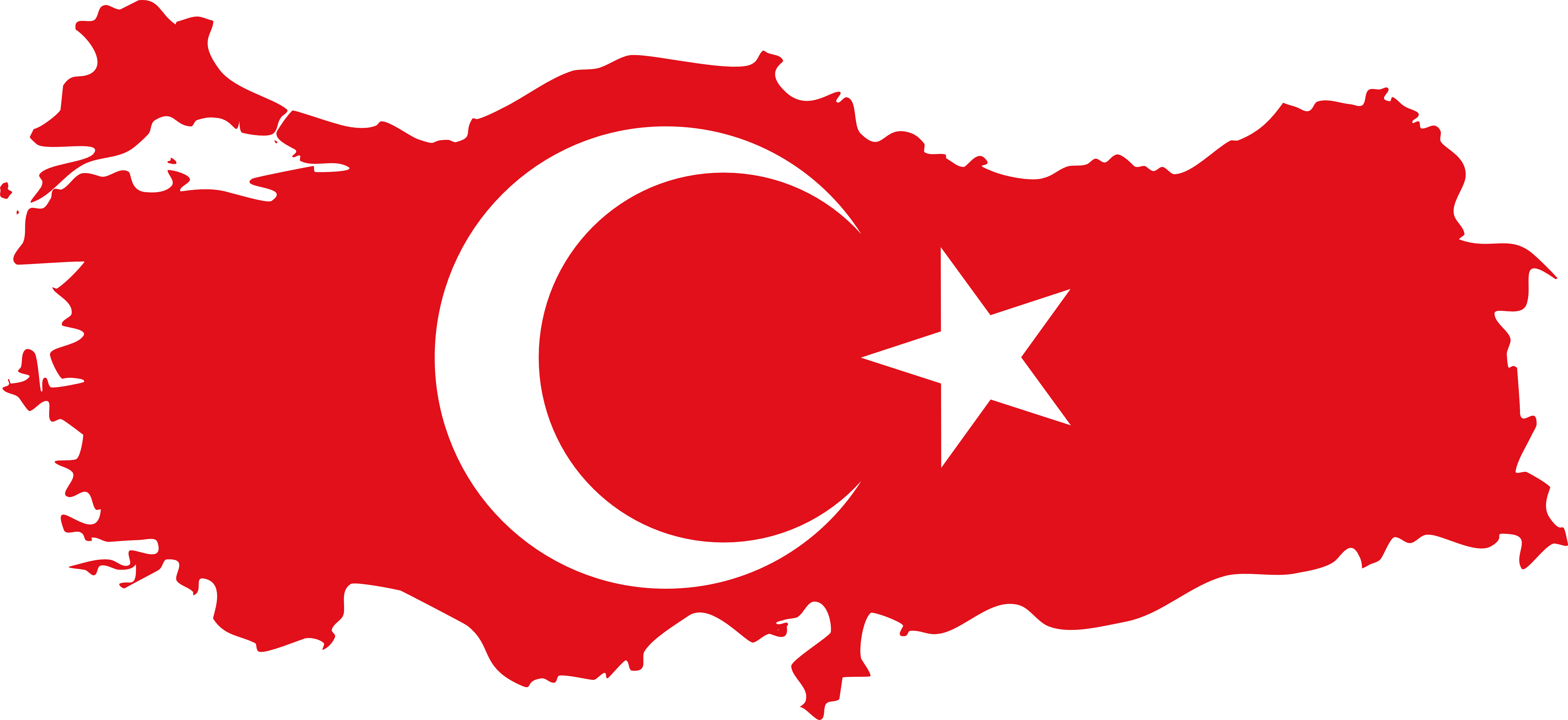 Yunus Emre Nursery School - Turkey Map Png (5555x2550)
