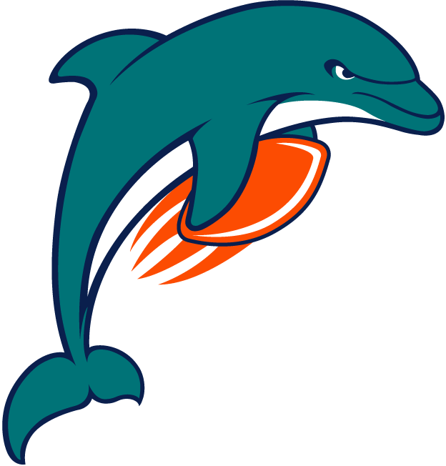 Dolphins Logo Png - Mean Miami Dolphin Logo (624x652)