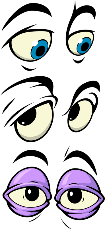 Яндекс - Фотки - Old Cartoon Eyes Png (382x800)