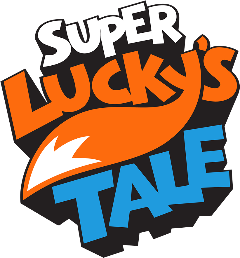 Super Lucky's Tale Outlined Stacked - Super Lucky's Tale Logo (900x936)