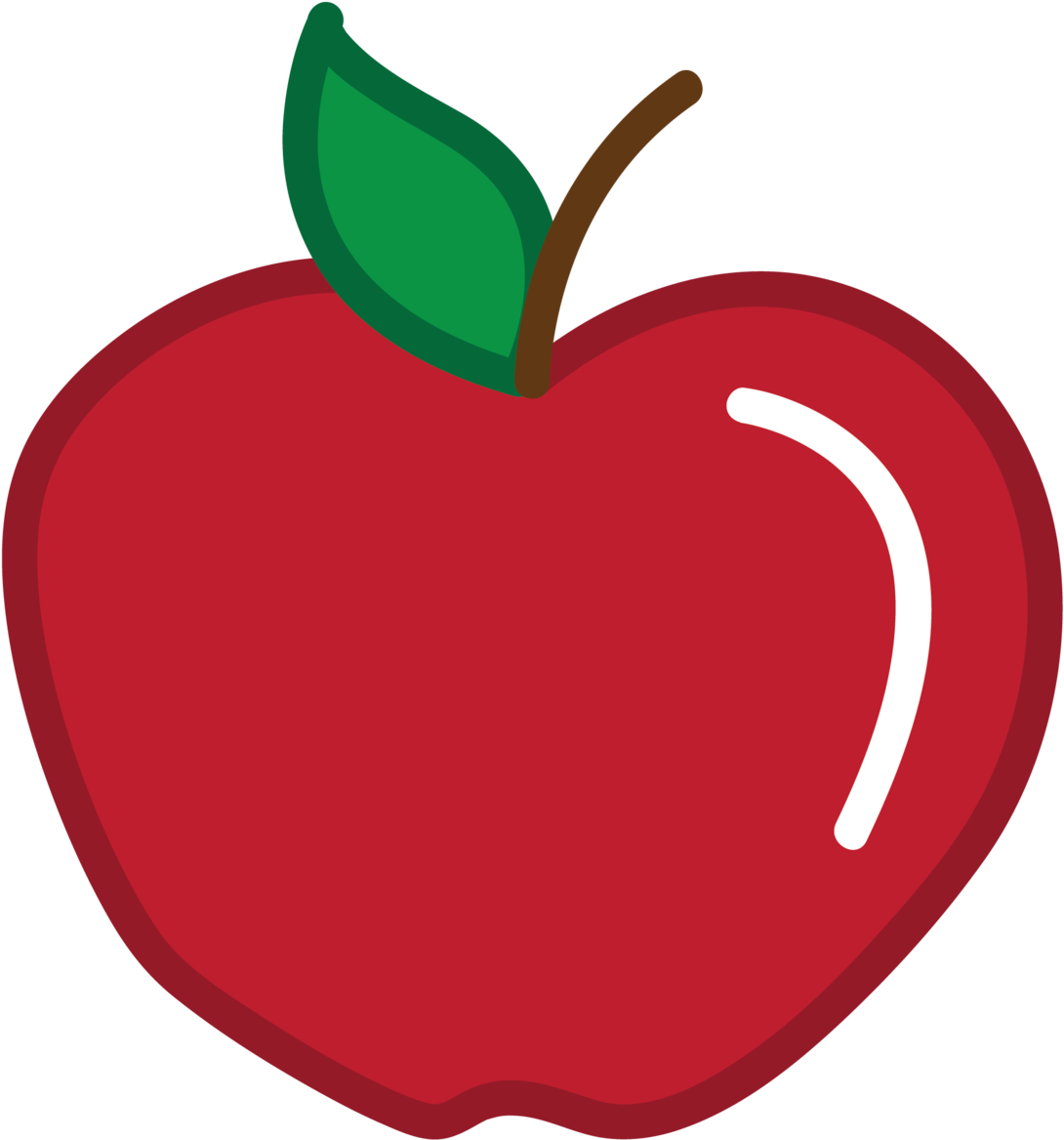 Dietary Diseases - Apple Eaten Icon (1905x1472)