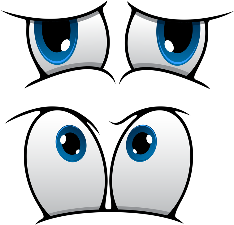 Funny Facessilly - Глаза Мультяшыне (800x781)