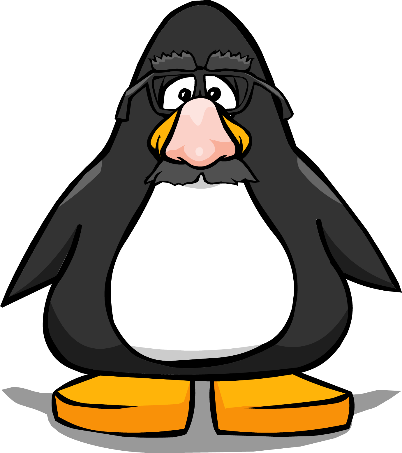 Funny-face Glasses From A Player Card - Club Penguin Tour Guide Hat (1380x1554)