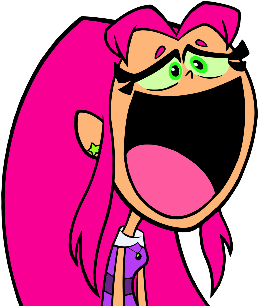 Starfire~funny Face By Xxwaterbluexx Starfire~funny - Teen Titans Go Starfire Transparent (1024x1210)