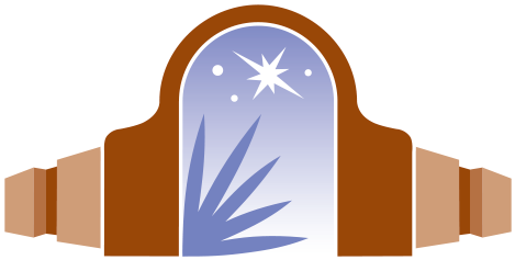 Lodge Clipart Hotel Reservation - Lodge On The Desert Logo (491x261)