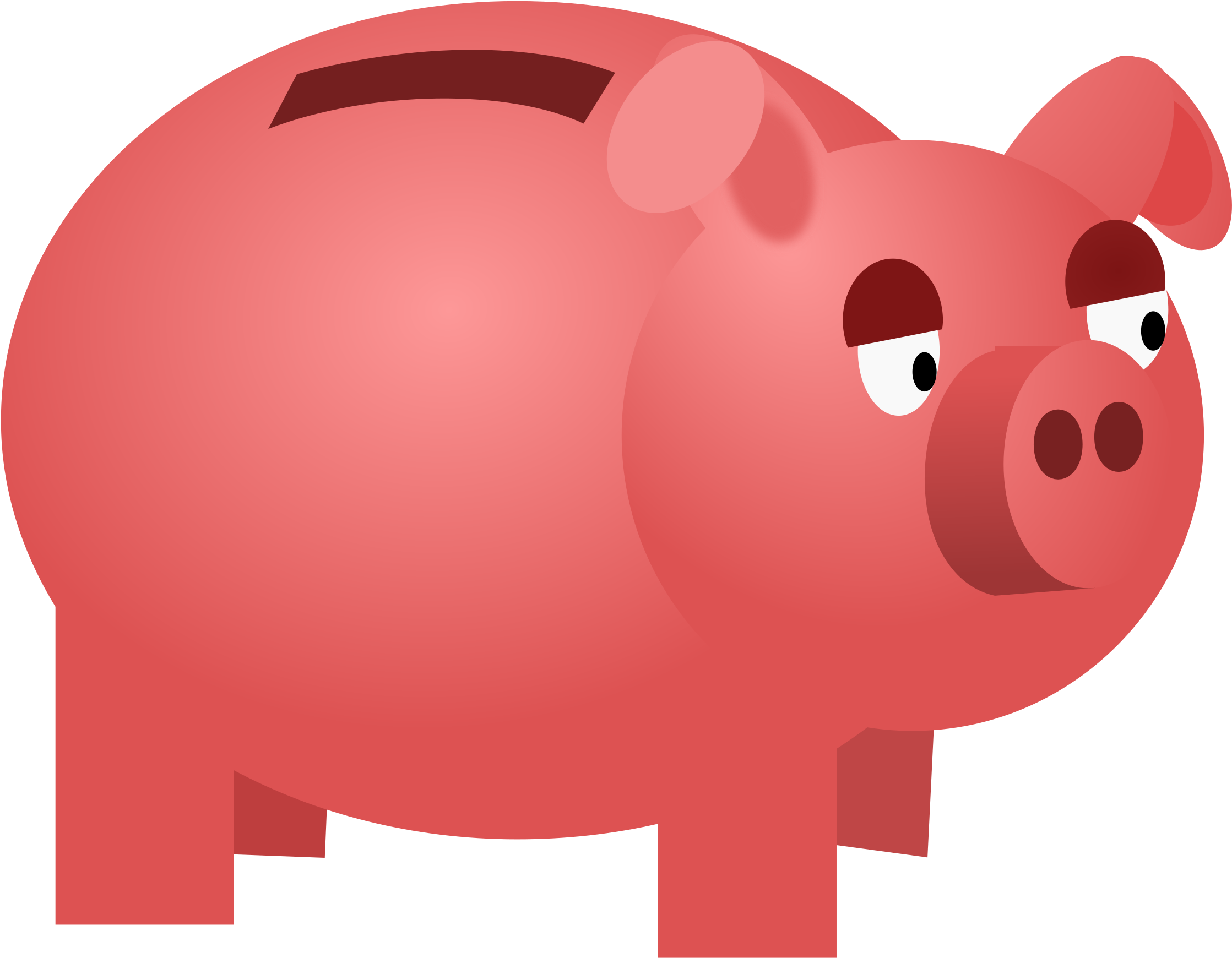 Download Png Image Report - Piggy Bank Clipart Free (2400x2400)
