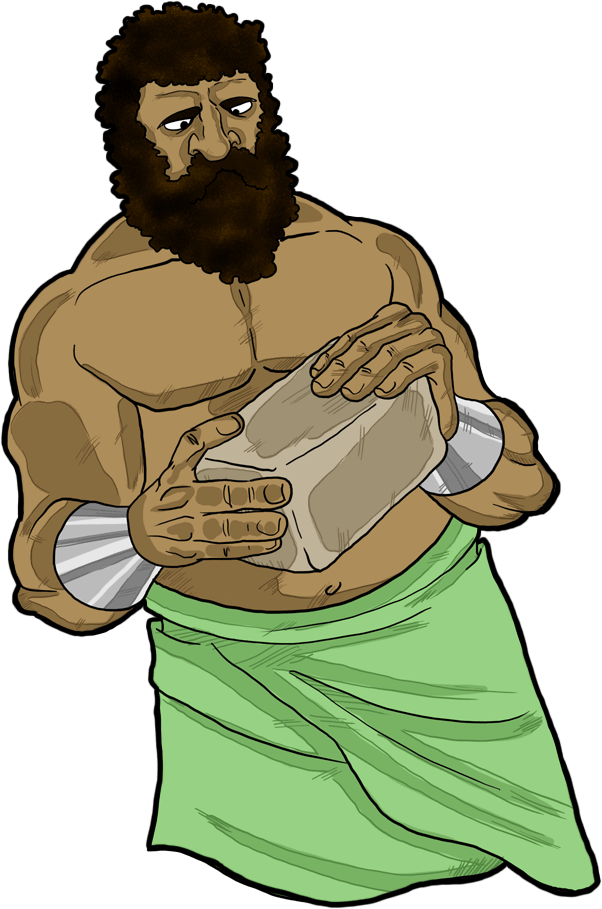 The 12 Spies Saw Giants In The Land Of Canaan - Canaan (602x909)