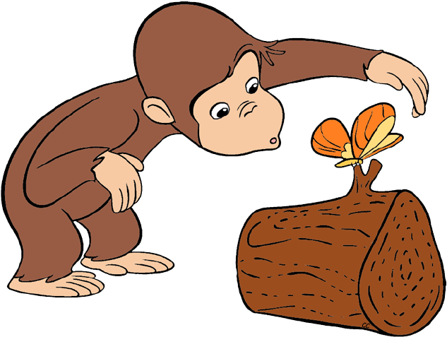 Curious George Decorating A Cake Curious George Admiring - Curious George Coloring Pages (647x492)