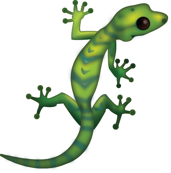 Download Lizard Png Transparent Images Transparent - Lizard Emoji Png (651x657)