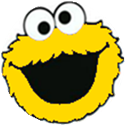 Cookie Monster Clipart Eye - Cookie Monster Coloring Pages (420x420)