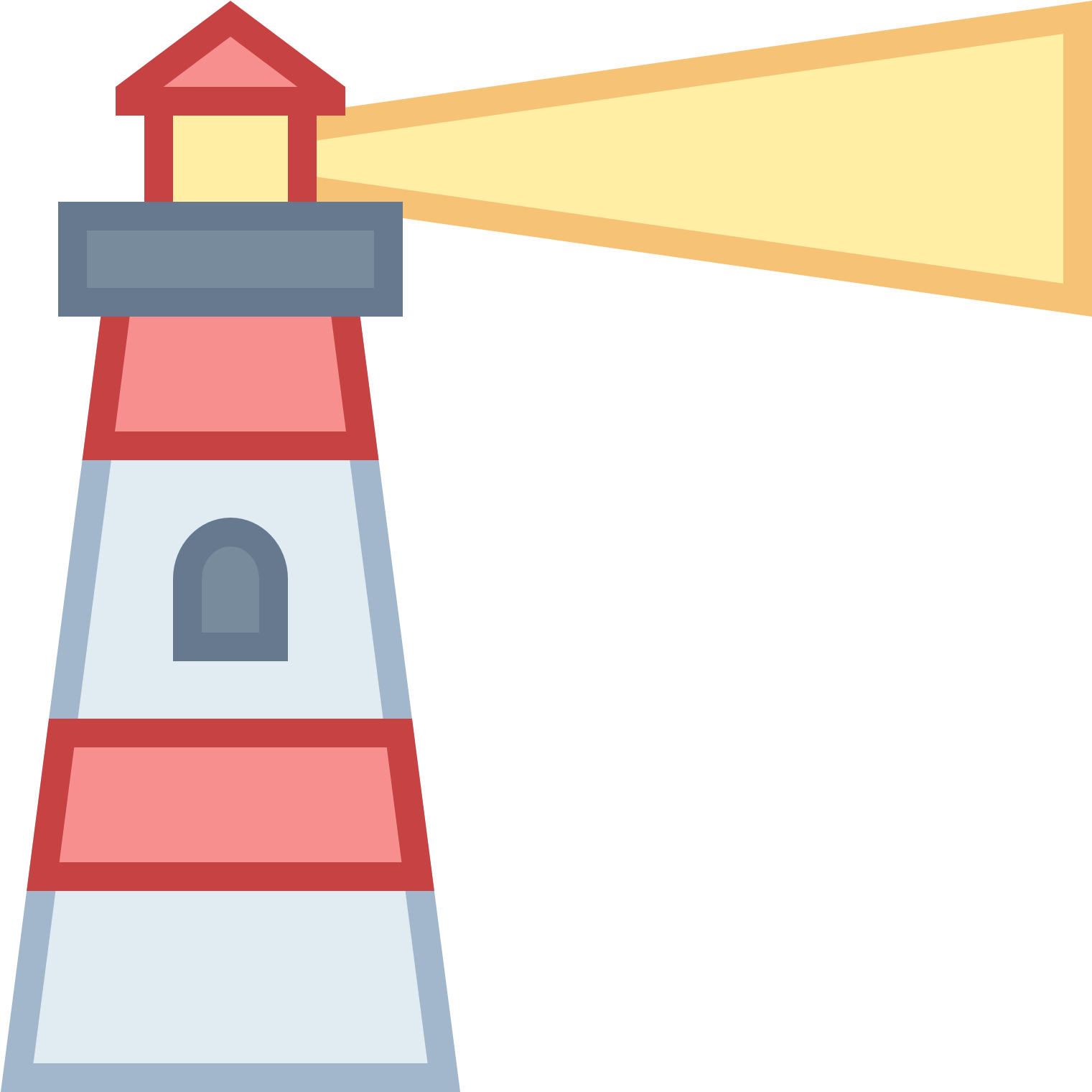 Cone Lighthouse Clipart, Explore Pictures - Lighthouse Clipart Png (1600x1600)