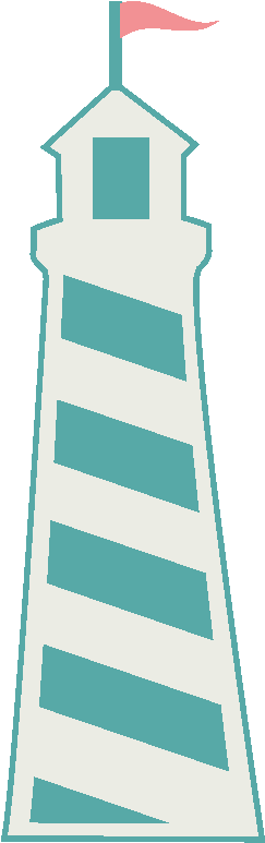 Butterfly Boarders - Lighthouse Clipart Transparent Background (864x864)