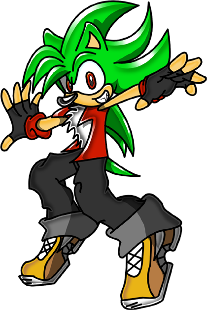 Toxic Clipart Copy And Paste - Toxic The Hedgehog (420x626)