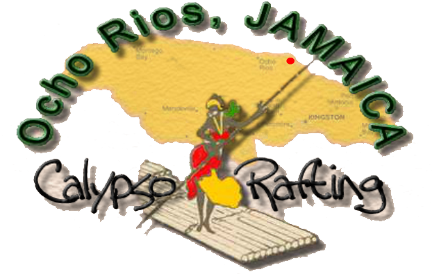 Jamaica Rafting - Illustration (622x445)