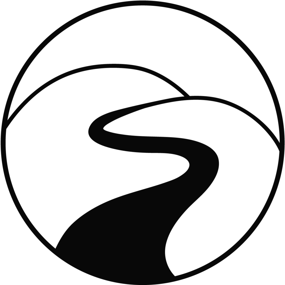 Wild & Scenic Rivers - Line Art (1000x1000)