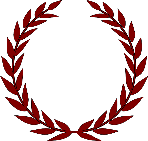 Olive Branch Clip Art - Laurel Wreath (600x573)