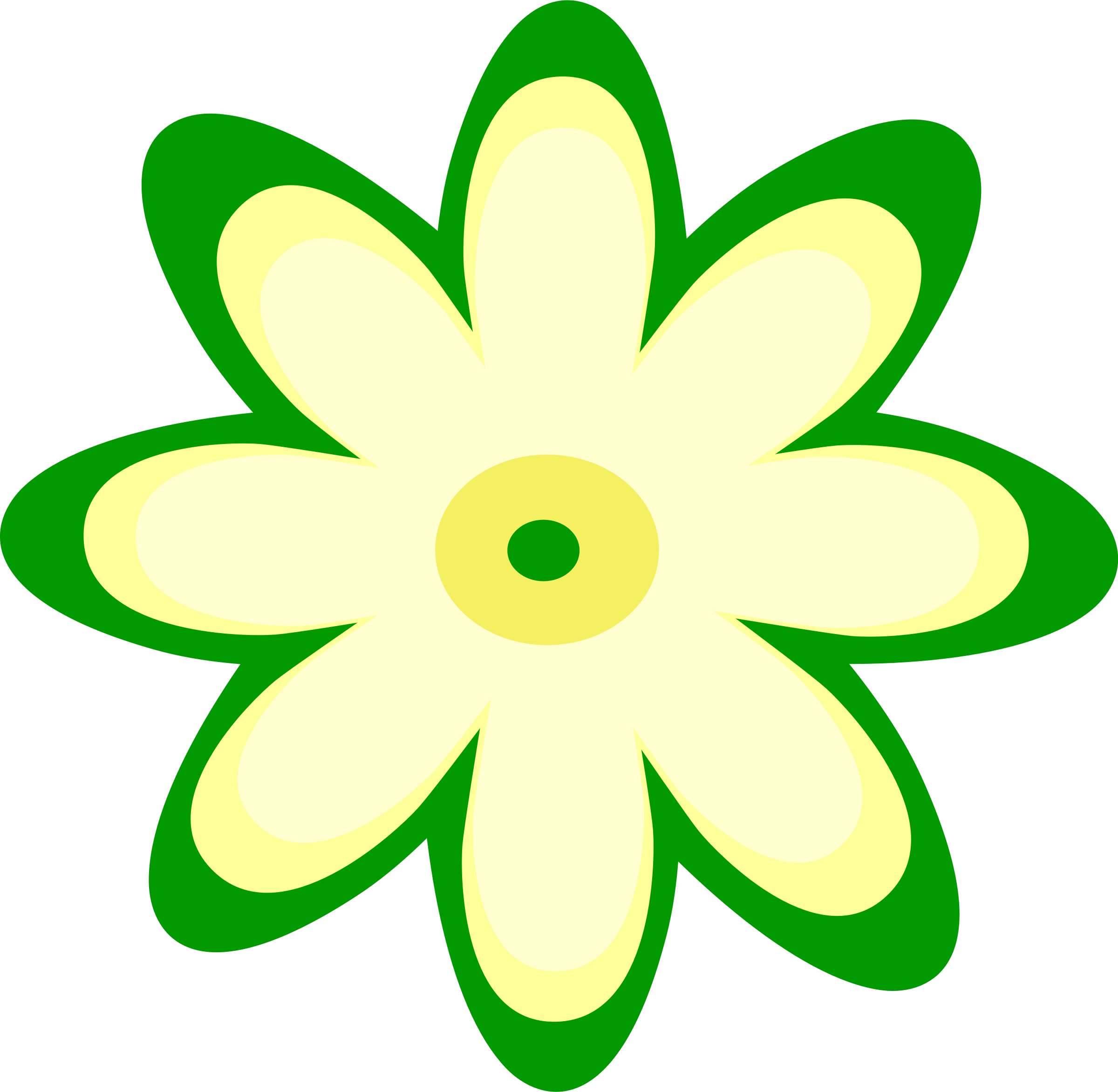 Big Image - Yellow Flowers Cliparts (2400x2344)