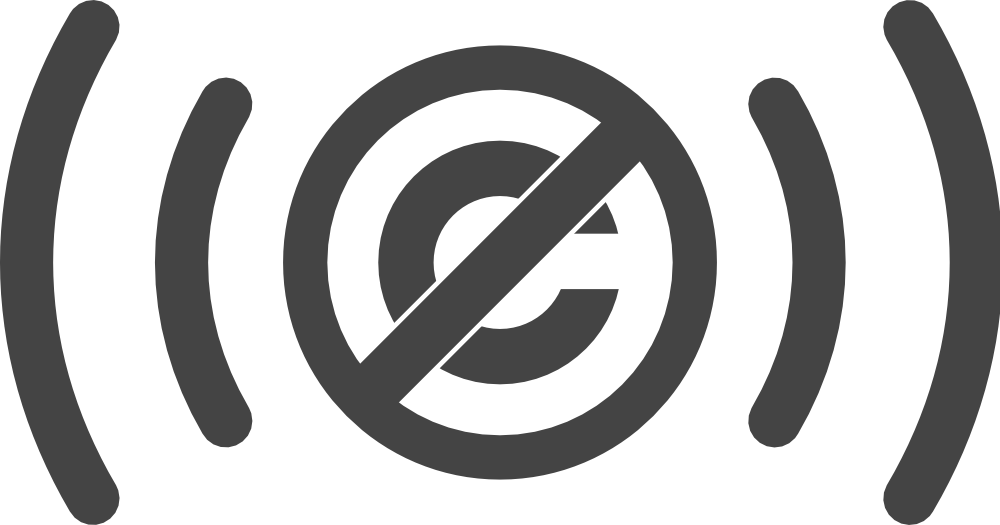 Public Domain Audio Symbol - Public Domain (1000x525)