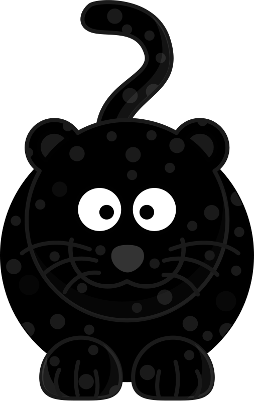 Free Xk120 Free Jaguar Free Jaguar Free Onãƒâ§a Preta - Animasi Jaguar Hitam (506x800)