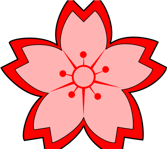 Japanese Clipart Cny Flower - Sakura Flower (640x480)