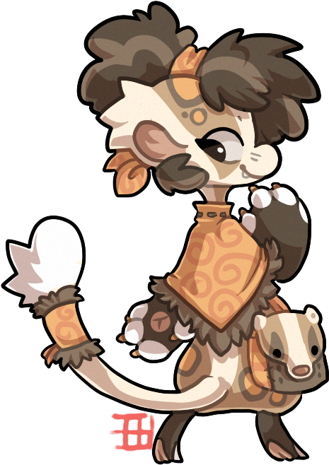 Japanese Badger By Thekingdomofgriffia - Cartoon (525x693)