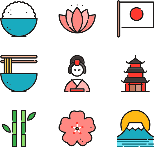 Japanese - Japan Icon (600x564)
